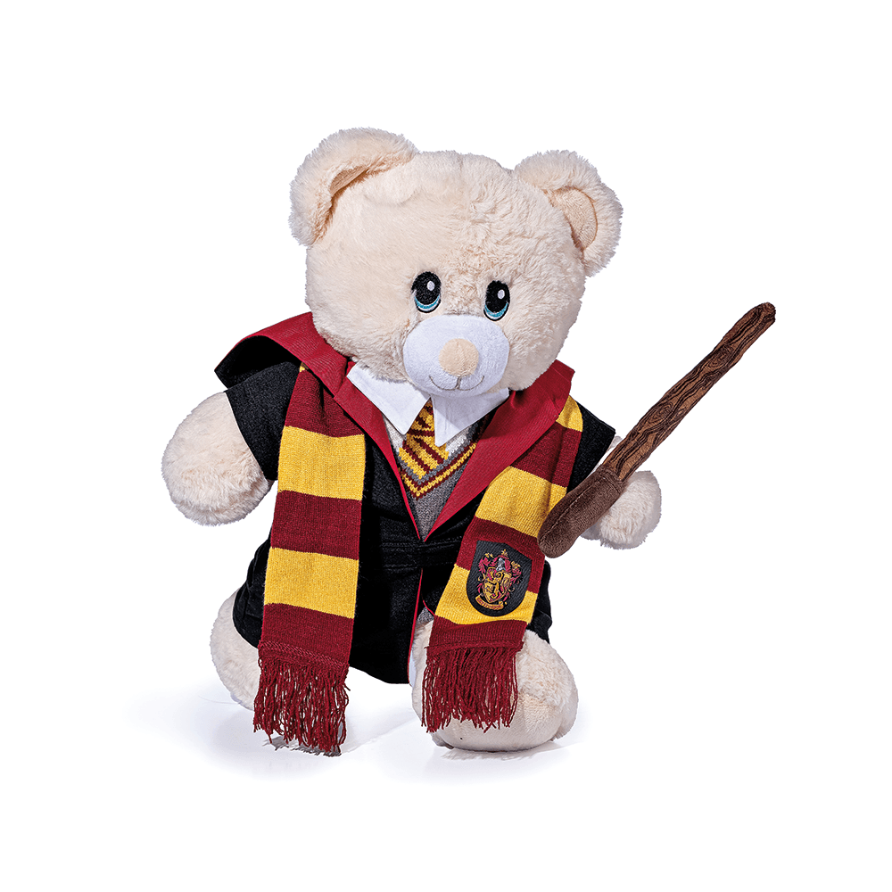 kit-urso-cute-bege-grifinoria-com-varinha-kit-urso-cute-bege-grifinoria